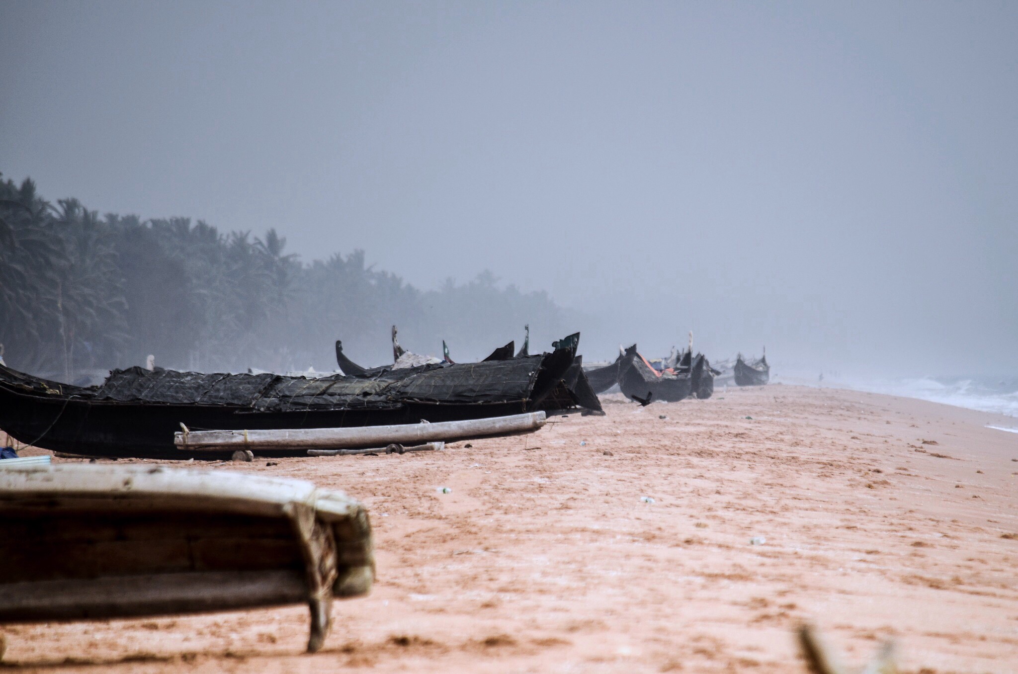 Fishing boats near Beach House